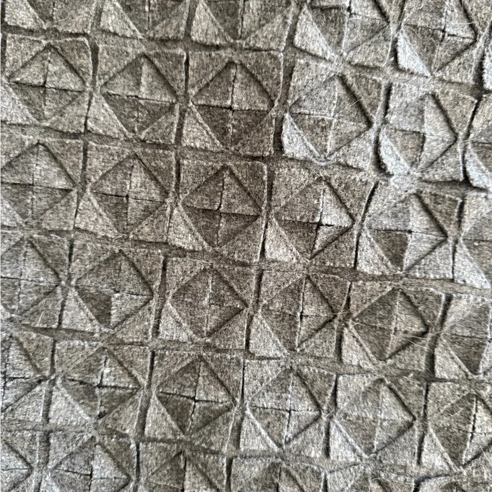 West Elm Gray Textured Cushion Cover